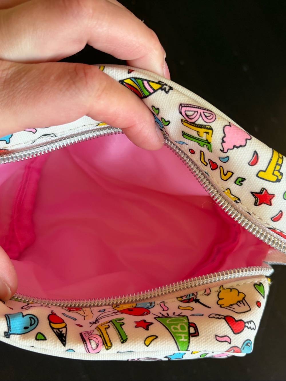 First Aid Beauty 10th Anniversary Cosmetics Bag - Picture 6 of 9
